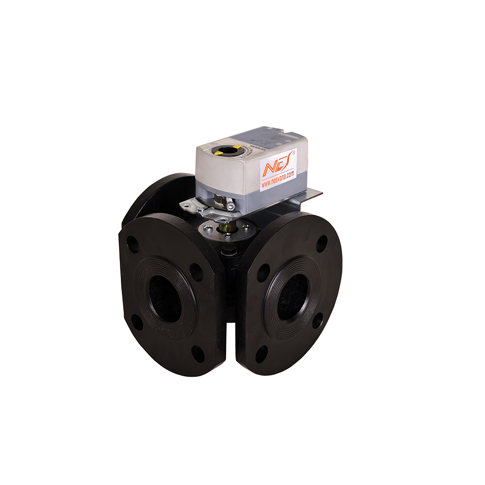 3 Yollu Rotory Tip Motorlu Vana,Su