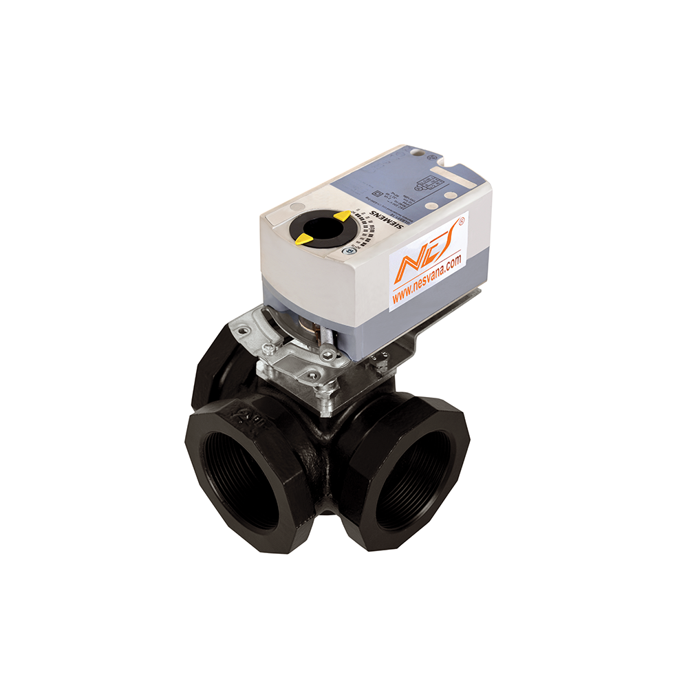 Üç Yollu Döküm Rotory Vana